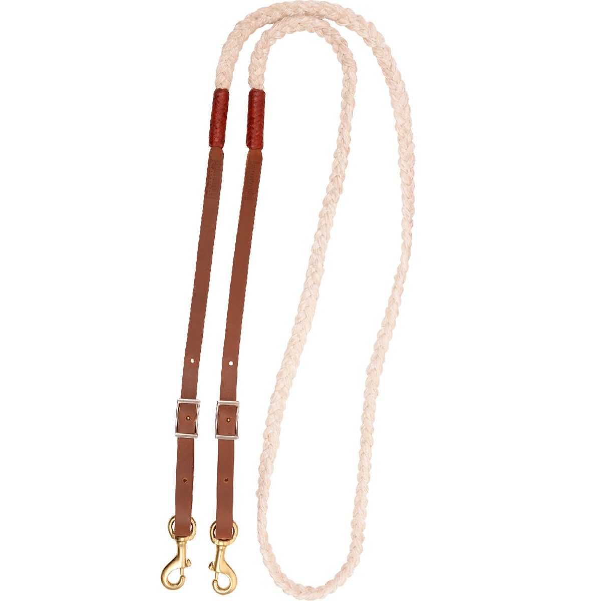 Hand Braided 3-Strand Roping Rein Buckle RR3RFB