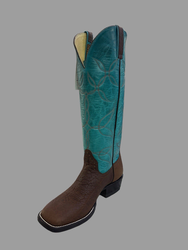 Hondo 2504 Tobacco Oiled Bullhide Tall Top Cowboy Boots