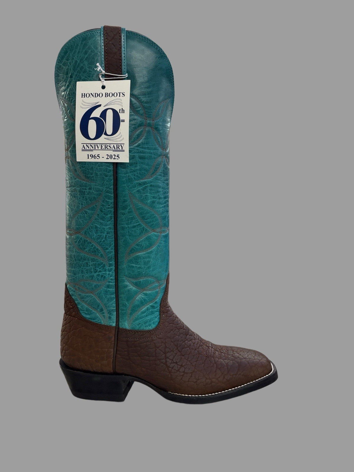 Hondo 2504 Tobacco Oiled Bullhide Tall Top Cowboy Boots