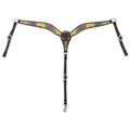 1002-23-SC Circle Y Raising Sunflower Breast Collar