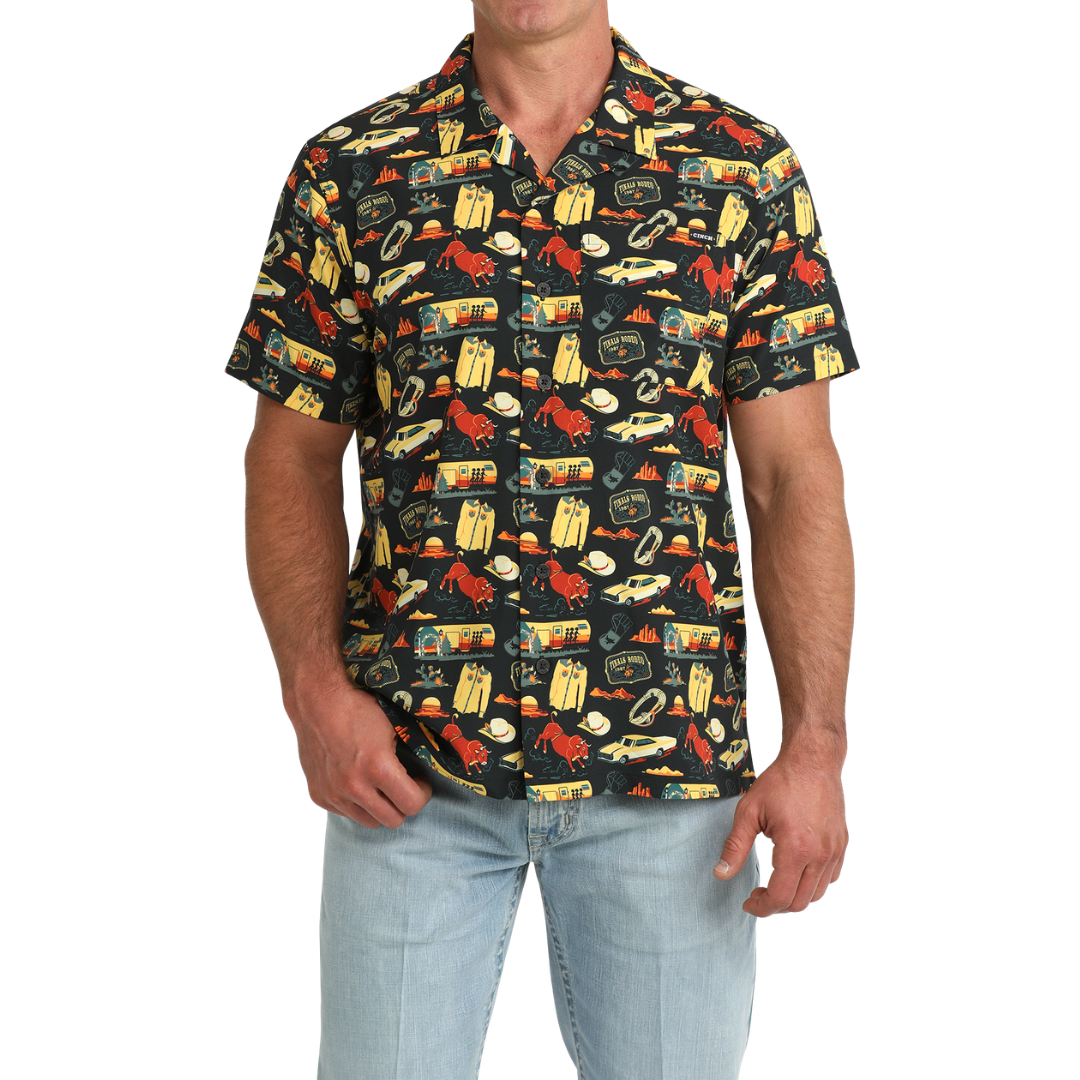 Cinch Camp Shirt Mens MTW1401057