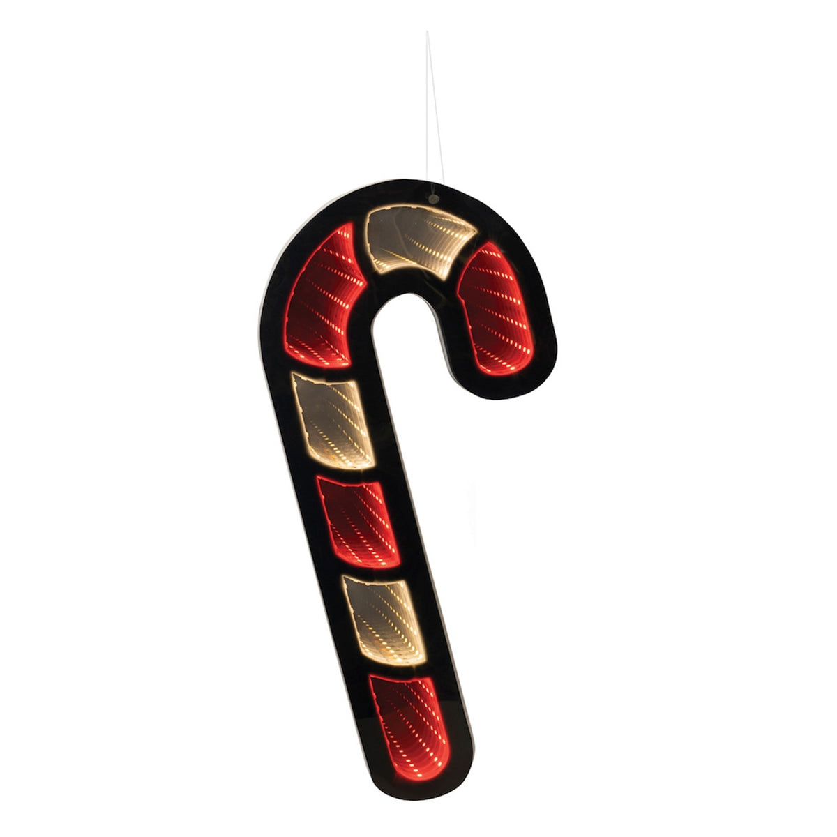 Melrose Infinity Candy Cane 23.5"H Acrylic Red, White 91271