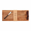 Leather Handle Rectangle Wood Board - 47500134R