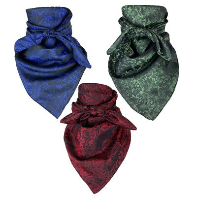 Jacquard Silk Scarf 34.5 X 34.5