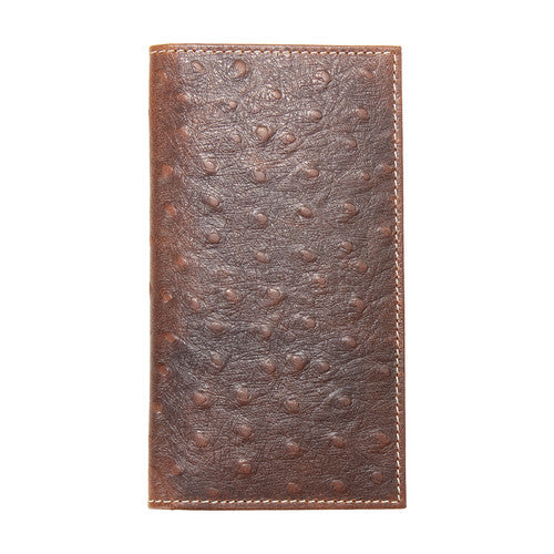 Nocona Ostrich Leather Brown Rodeo - Accessories Wallet - N500050402