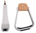 AMERICAN HERITAGE EQUINE SLOPED ALUMINUM STIRRUPS 254-482