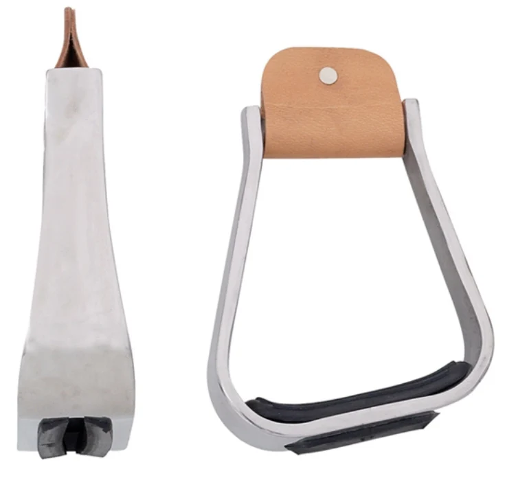 AMERICAN HERITAGE EQUINE SLOPED ALUMINUM STIRRUPS 254-482