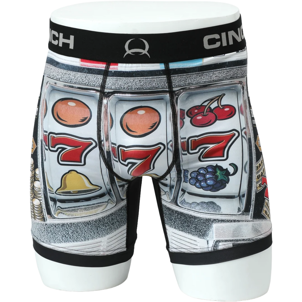 Cinch Mens 6" Jackpot Multi Colored Boxer Brief MXY6009021