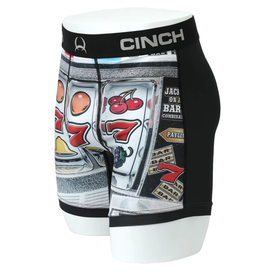Cinch Mens 6" Jackpot Multi Colored Boxer Brief MXY6009021