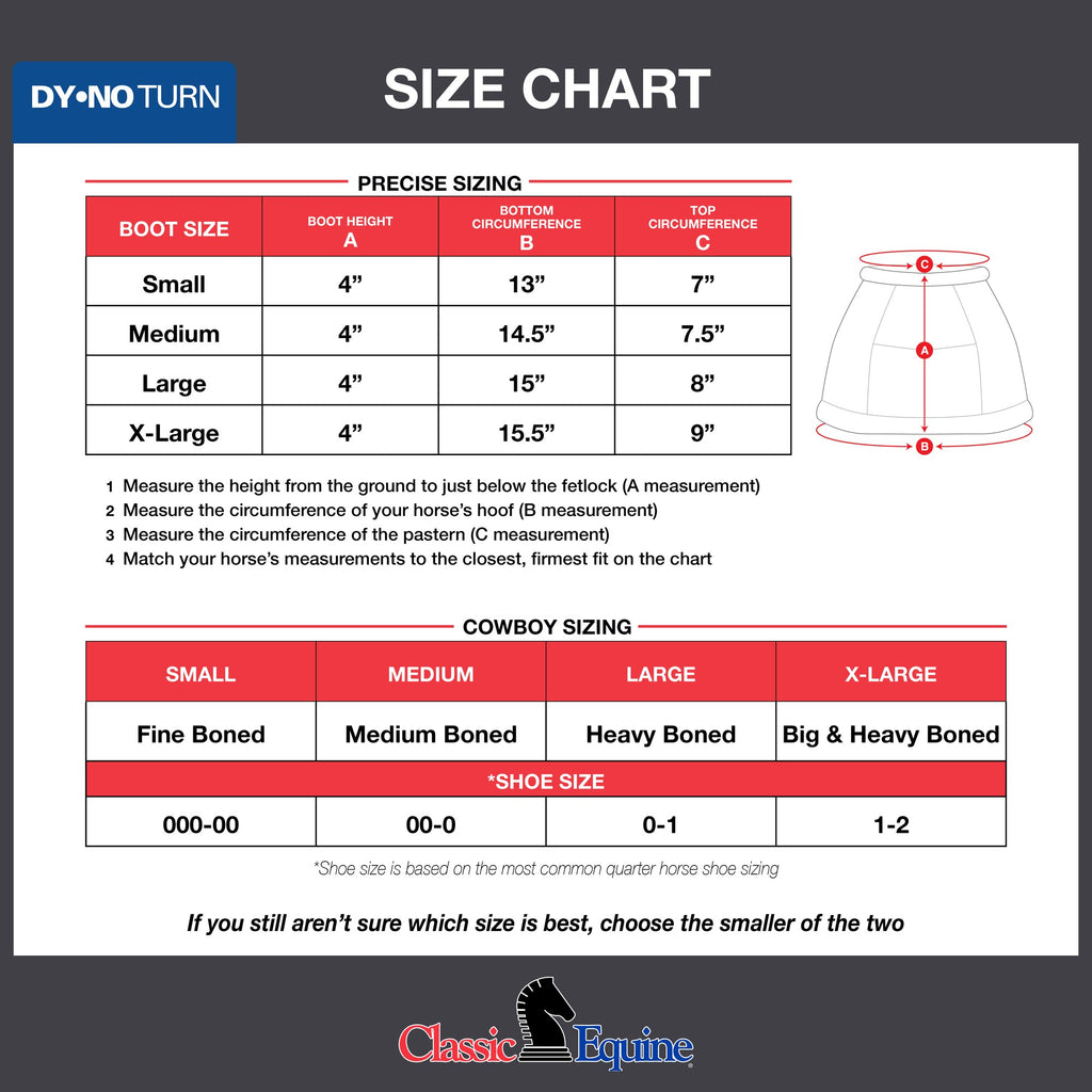 CDN100 DyNo Turn Bell Boots