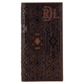 Red Dirt Men's Brown & Tan Inlay Aztec Rodeo Wallet 2510138767