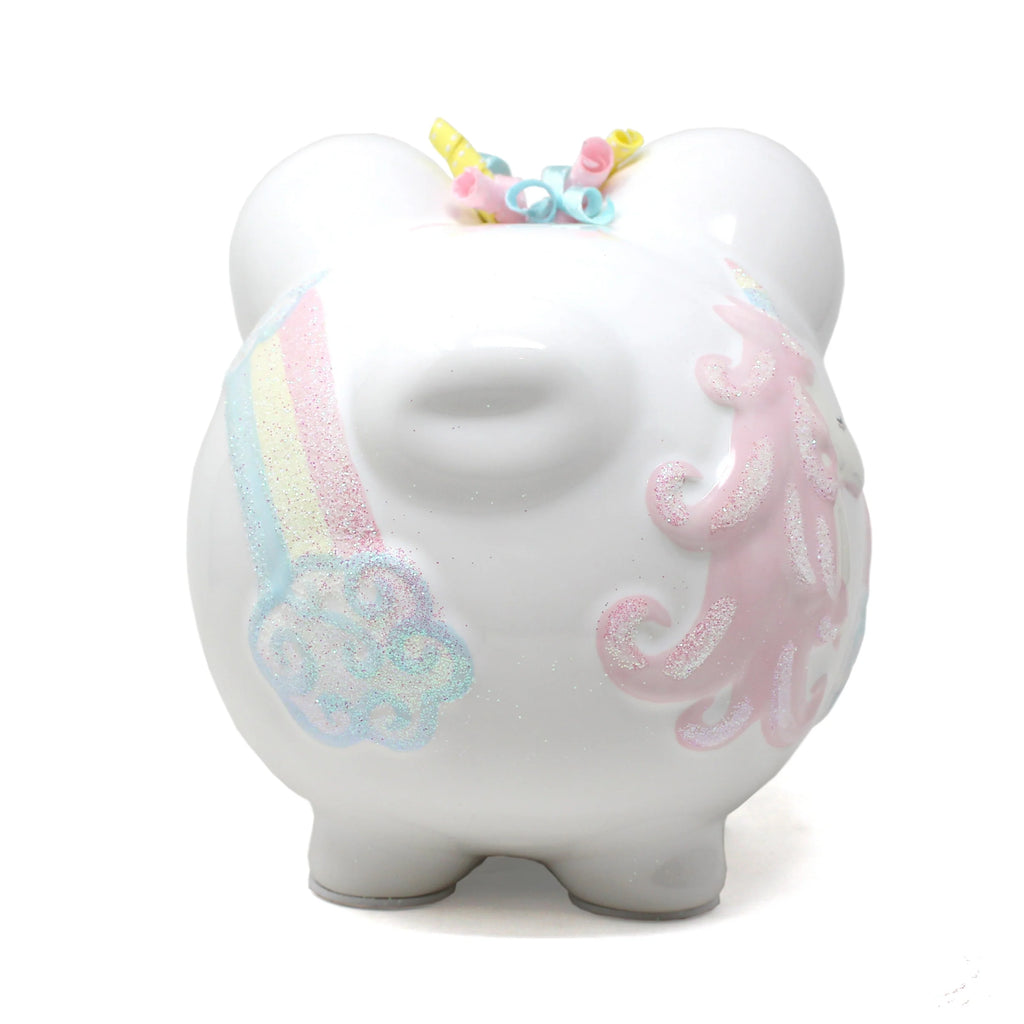 Unicorn and Rainbows Large Piggy Bank 36834