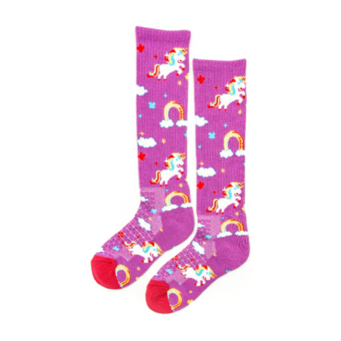 LUCKY CHUCK SOCKS LUCKY UNICORN PURPLE LC12-12161