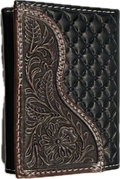 NOCONA TRI-FOLD WALLET FLORAL OVERLAY - N500046802
