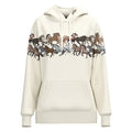Women's HOOEY Cream Hoody with Horse HH2606CR
