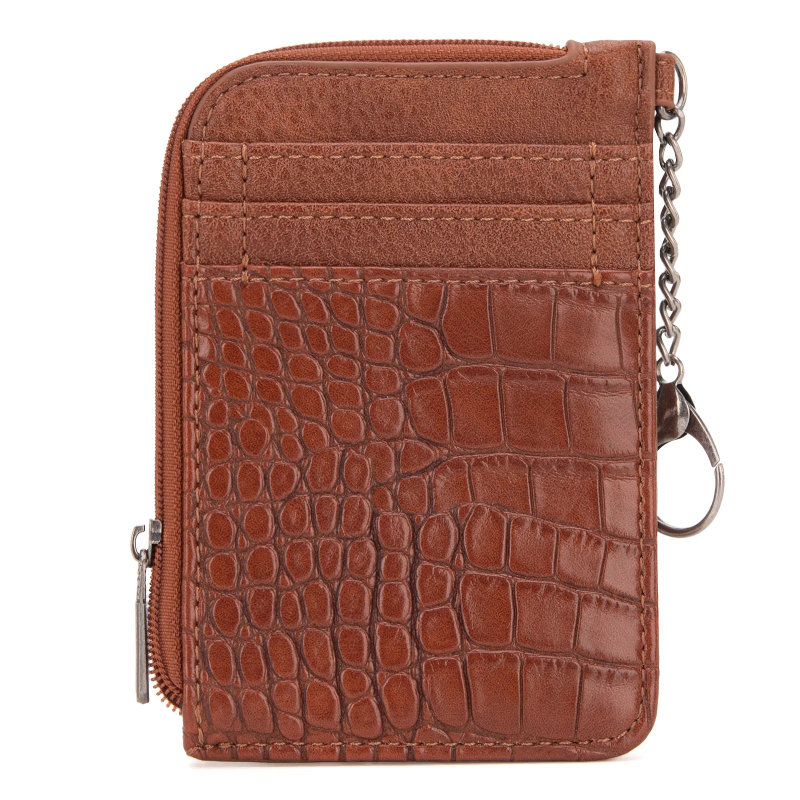 WG102-W005 Wrangler Wrangler Croc Print Mini Zip Card Case