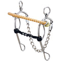 Hackamore with 5" Sweet Iron Combination Mouth Gag 25-1074