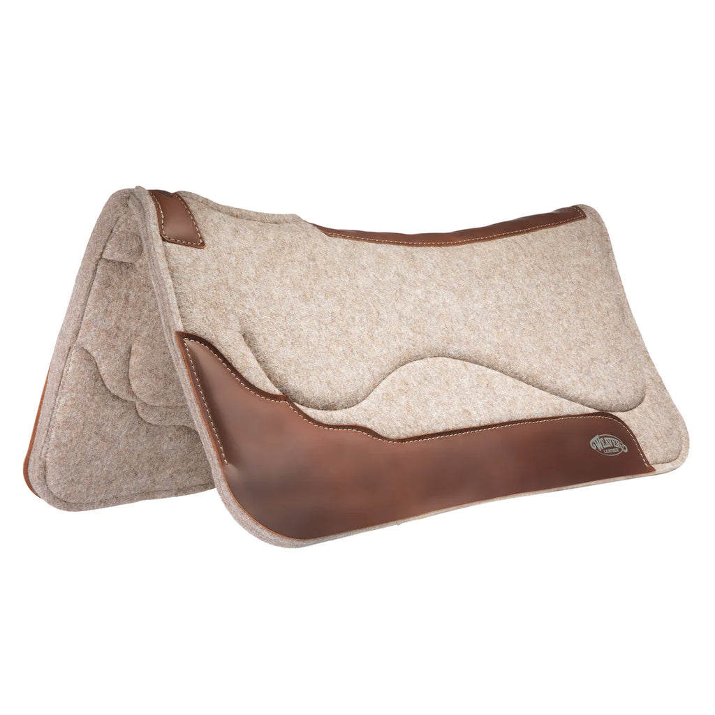 Gel Contoured Wool Blend Felt Saddle Pad, 1" Thick 35-9331