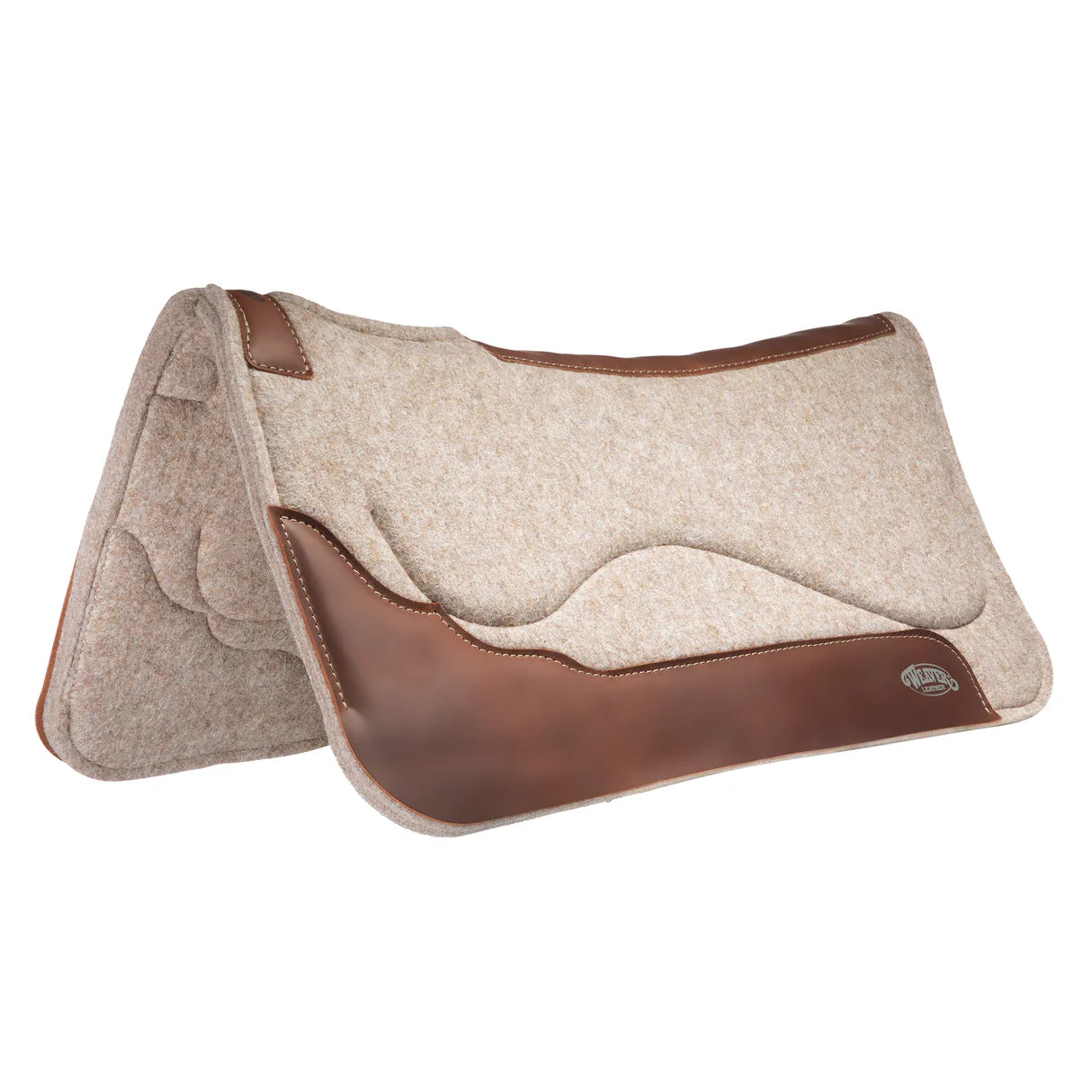 Gel Contoured Wool Blend Felt Saddle Pad, 1" Thick 35-9331